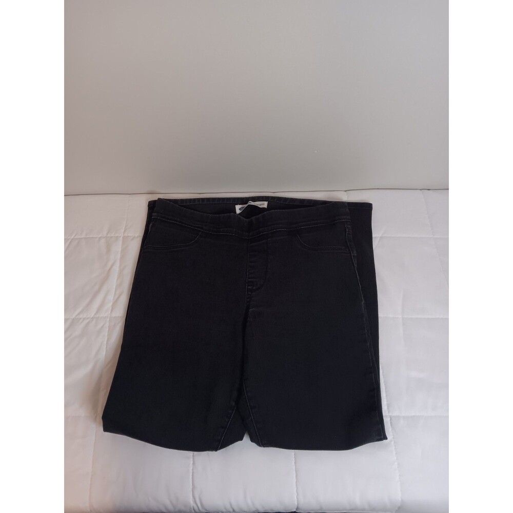 Old Navy Super Skinny Mid Rise Jeans Black Sz 12